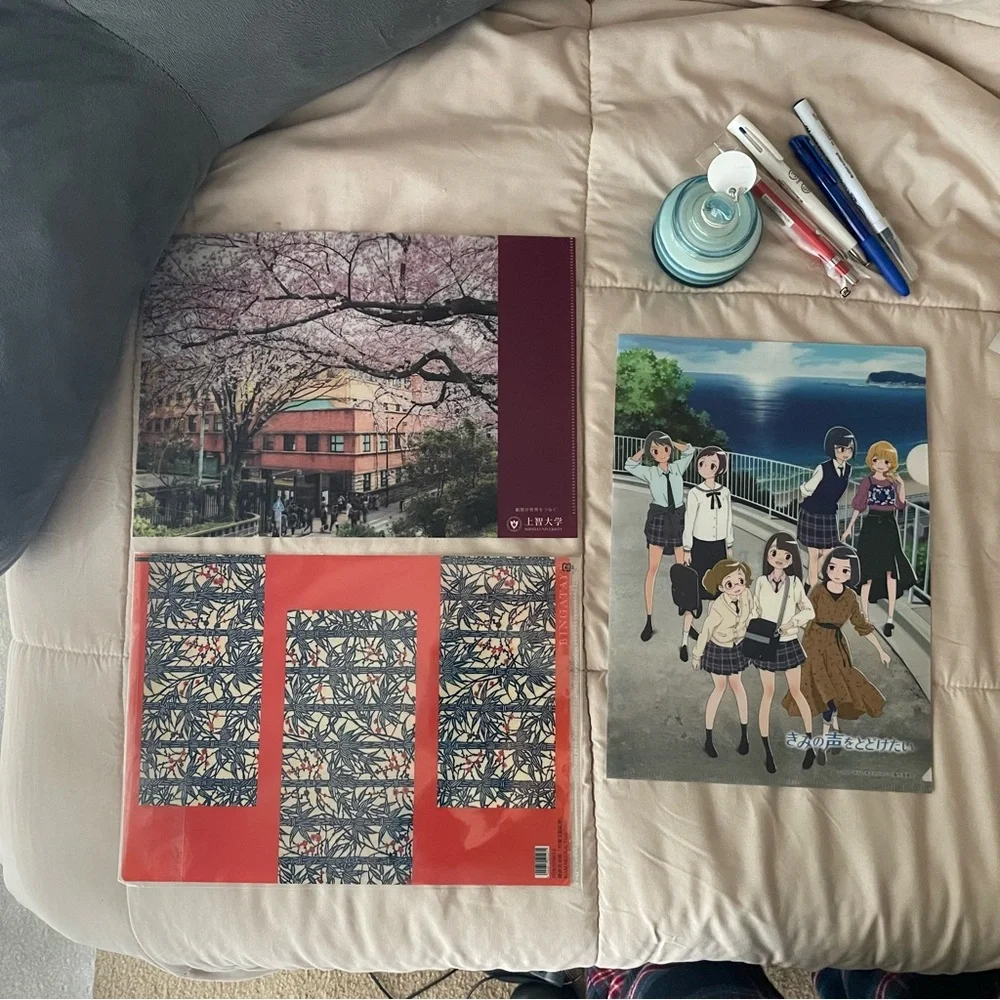 Japanese Art File Folders Set